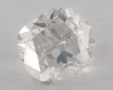 GIA 5.01 Carat Fancy White-CO Cushion Modified Cut Diamond